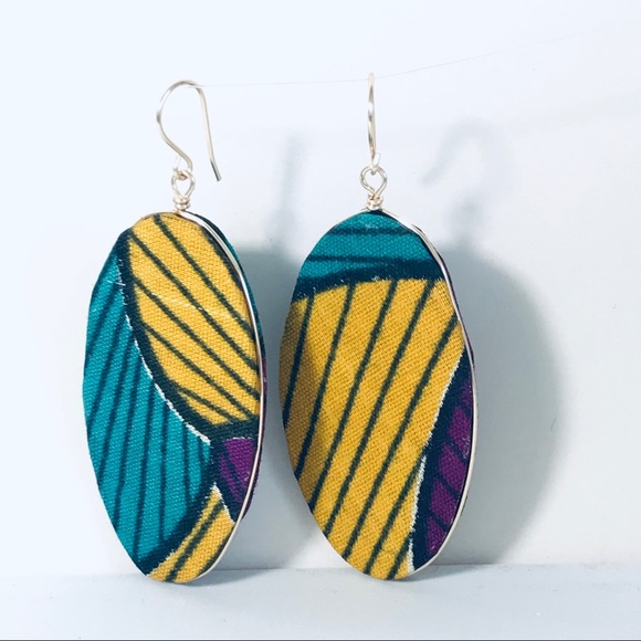 Finchy Jewelry - Finchy Handmade Fabric Earrings